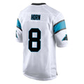 tocy C.Panthers #8 Jaycee Horn Player White Game Stitched Jerseys