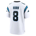 tocy C.Panthers #8 Jaycee Horn Player White Home Game Stitched Jerseys