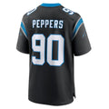 tocy C.Panthers #90 Julius Peppers Player Black Home Game Stitched Jerseys
