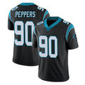 tocy C.Panthers #90 Julius Peppers Player Black Vapor Untouchable Limited Game Stitched Jerseys