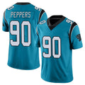 tocy C.Panthers #90 Julius Peppers Player Blue Vapor Untouchable Limited Game Stitched Jerseys