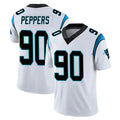 tocy C.Panthers #90 Julius Peppers Player White Vapor Untouchable Limited Game Stitched Jerseys