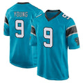 tocy C.Panthers #9 Bryce Young Player Blue Game Stitched Jerseys
