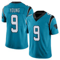 tocy C.Panthers #9 Bryce Young Player Blue Vapor Untouchable Limited Game Stitched Jerseys