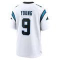tocy C.Panthers #9 Bryce Young Player White Home Game Stitched Jerseys