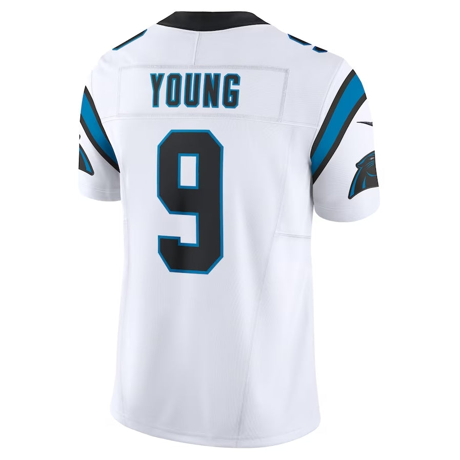 tocy C.Panthers #9 Bryce Young Vapor F.U.S.E. Limited Stitched Jerseys