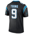 tocy C.Panthers #9 Bryce Young Black Legend Jersey American Stitched Jersey