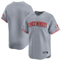 tocy C.Reds Gray Home Limited Blank Player Stitched Jerseys