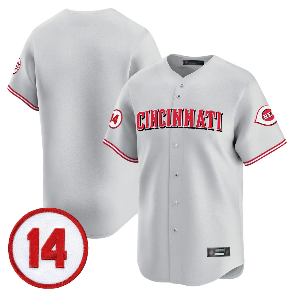 tocy C.Reds Gray Vapor Premier Limited Home Blank Player Stitched Jerseys