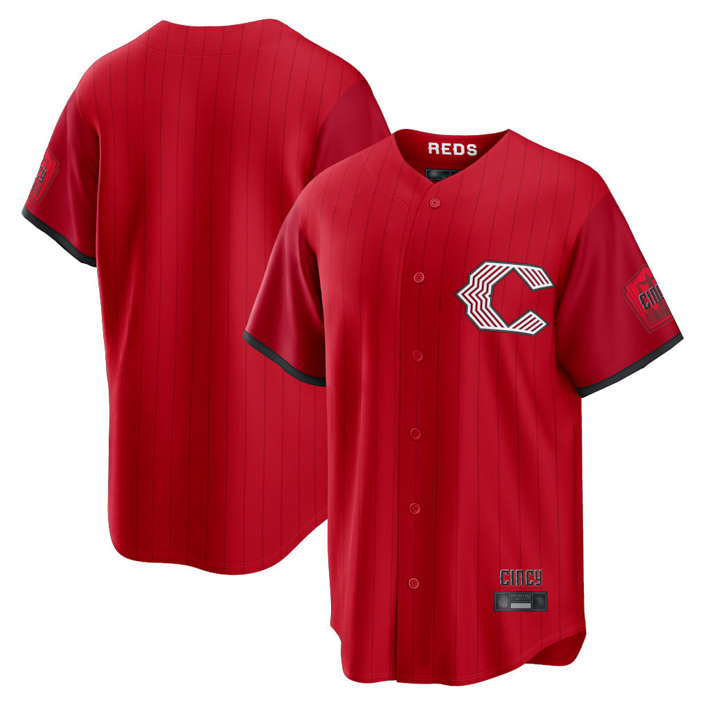 tocy C.Reds Red 2026 City Connect Home Game Blank Player Stitched Jerseys
