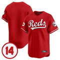 tocy C.Reds Red Vapor Premier Limited Home Blank Player Stitched Jerseys
