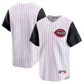 tocy C.Reds White Black Stripe Field of Dreams Game Home Blank Player Stitched Jerseys