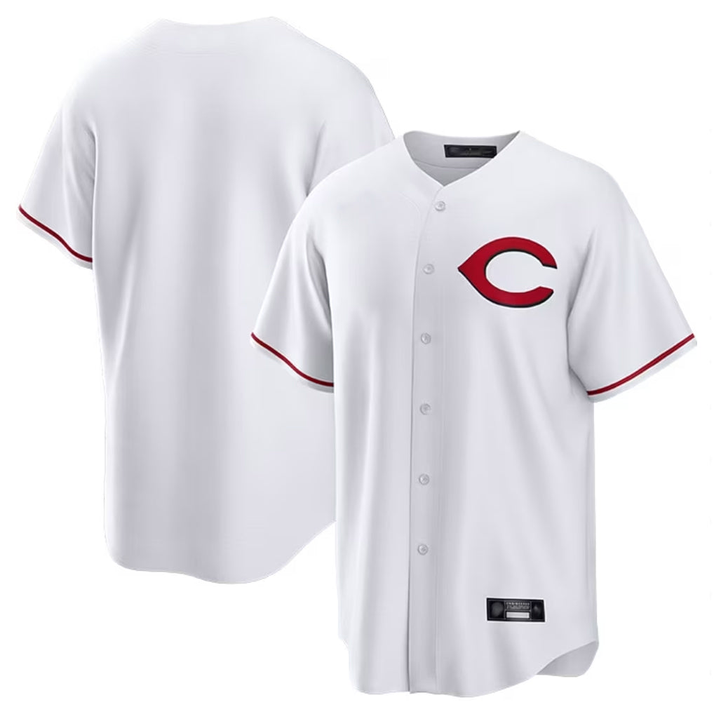 tocy C.Reds White Home Game Blank Player Stitched Jerseys