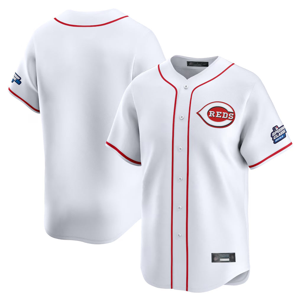 tocy C.Reds White Home Limited Blank Player Stitched Jerseys