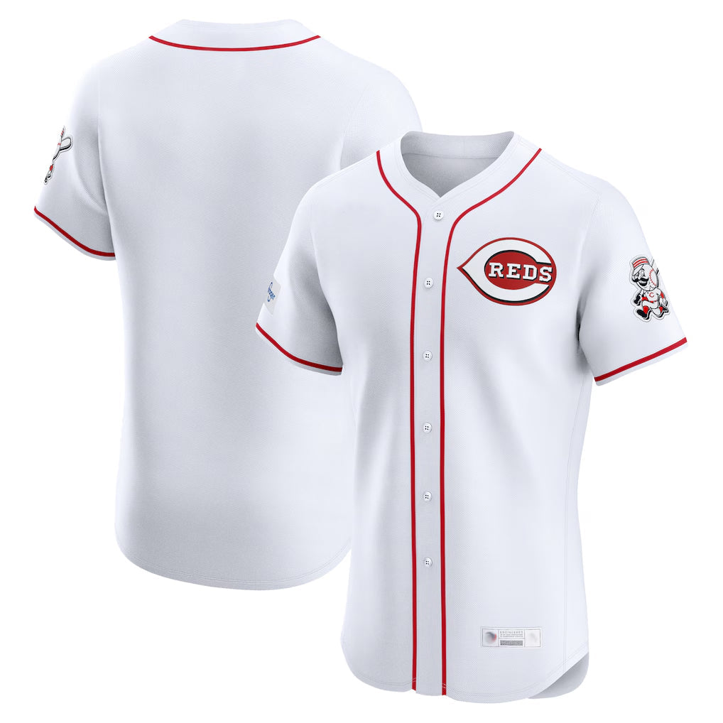 tocy C.Reds White Limited Elite Home Blank Player Stitched Jerseys