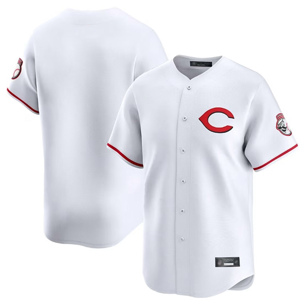 tocy C.Reds White Limited Home Blank Player Stitched Jerseys