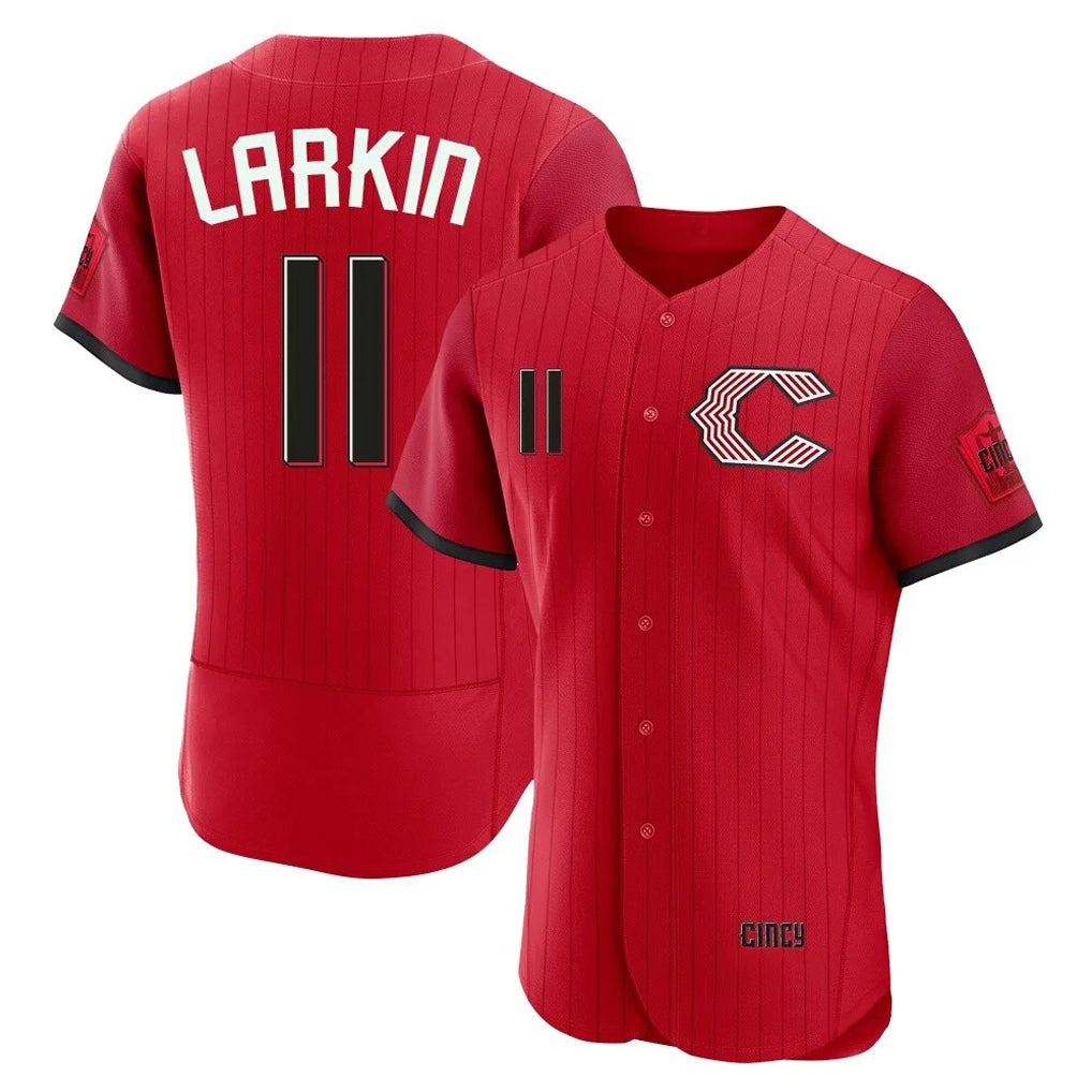 tocy C.Reds #11 Barry Larkin Player Red 2026 City Connect Limited Elite Home Stitched Jerseys
