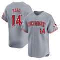 tocy C.Reds #14 Pete Rose Player Gray Home Limited Stitched Jerseys