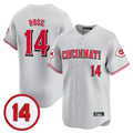 tocy C.Reds #14 Pete Rose Player Gray Vapor Premier Limited Home Stitched Jerseys
