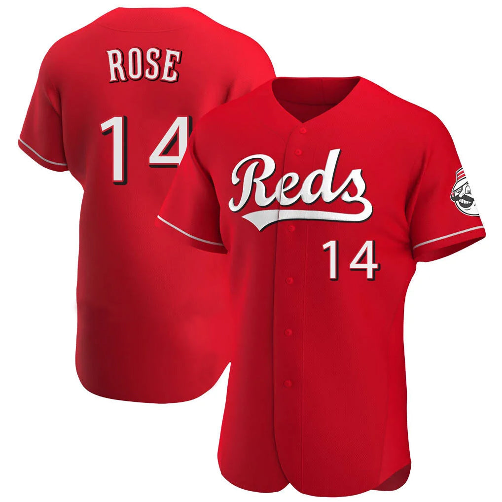 tocy C.Reds #14 Pete Rose Player Red Limited Elite Home Stitched Jerseys