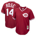 tocy C.Reds #14 Pete Rose Player Red Throwback Cooperstown Collection Limited T-shirt Stitched Jerseys