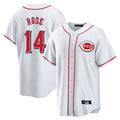 tocy C.Reds #14 Pete Rose Player White Game Home Stitched Jerseys