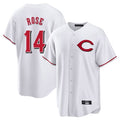 tocy C.Reds #14 Pete Rose Player White Home Game Stitched Jerseys