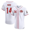 tocy C.Reds #14 Pete Rose Player White Limited Elite Home Stitched Jerseys