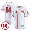 tocy C.Reds #14 Pete Rose Player White Vapor Premier Limited Home Stitched Jerseys