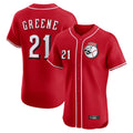 tocy C.Reds #21 Hunter Greene Player Red Limited Elite Home Game Stitched Jerseys
