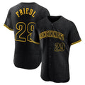 tocy C.Reds #29 TJ Friedl Player Black Snake Skin City Limited Elite Home Stitched Jerseys