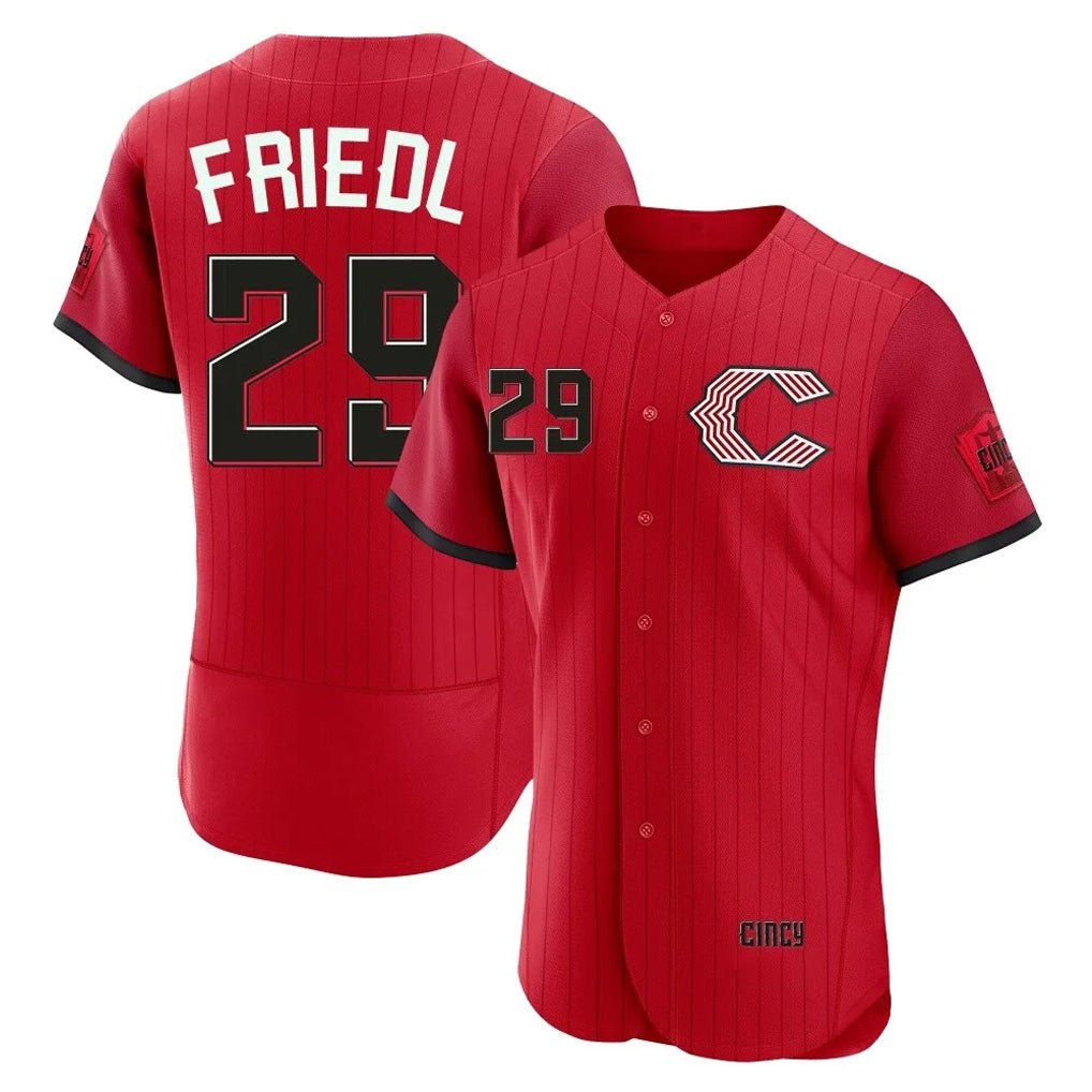 tocy C.Reds #29 TJ Friedl Player Red 2026 City Connect Limited Elite Home Stitched Jerseys