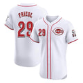 tocy C.Reds #29 TJ Friedl Player White Limited Elite Home Stitched Jerseys