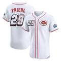 tocy C.Reds #29 TJ Friedl Player White Speedway Classic Limited Elite Home Stitched Jerseys