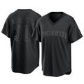 tocy C.Reds #30 Ken Griffey Player Black T-shirt Game Home Stitched Jerseys