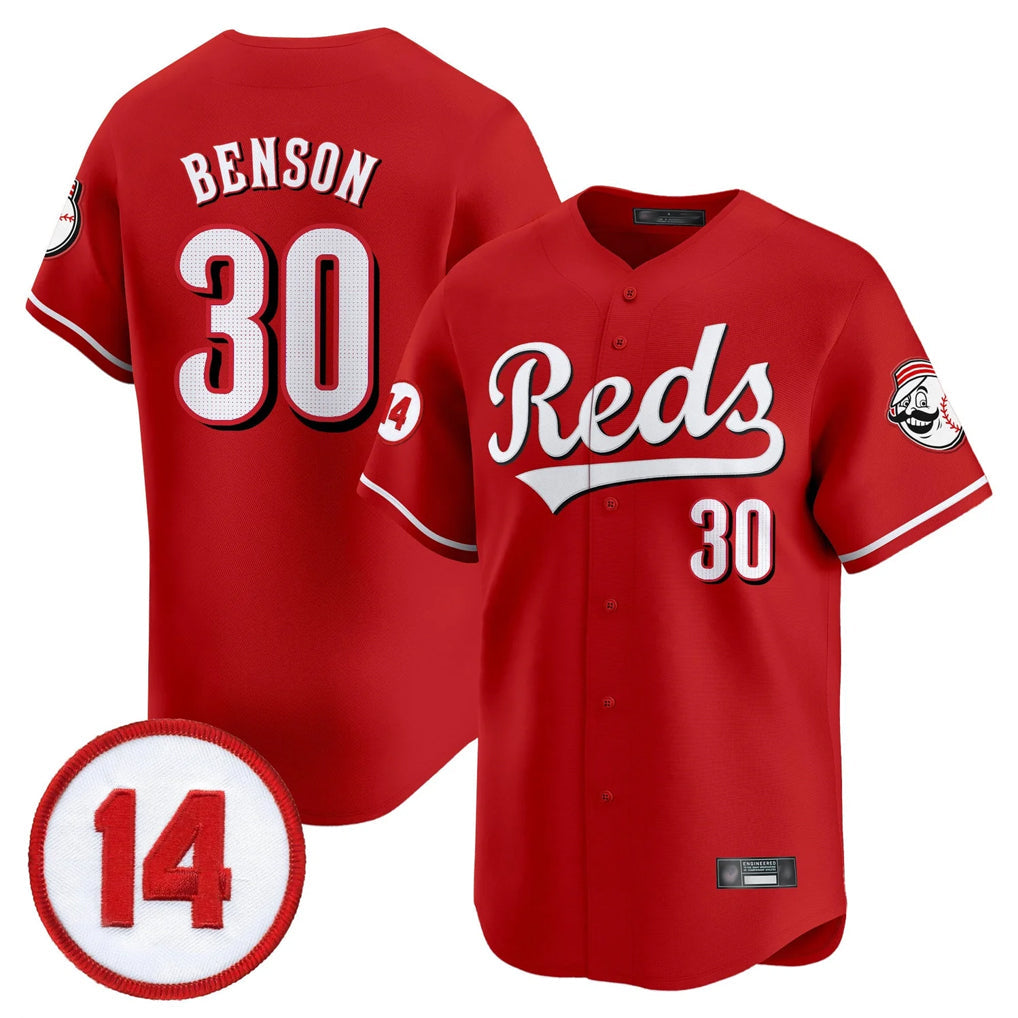 tocy C.Reds #30 Ken Griffey Player Red Vapor Premier Limited Home Stitched Jerseys