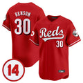 tocy C.Reds #30 Ken Griffey Player Red Vapor Premier Limited Home Stitched Jerseys
