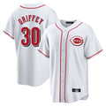 tocy C.Reds #30 Ken Griffey Player White Game Home Stitched Jerseys