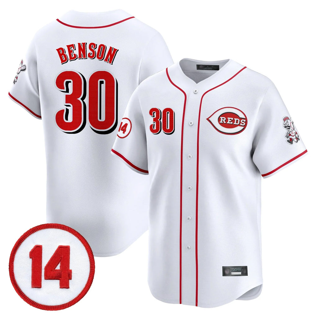 tocy C.Reds #30 Ken Griffey Player White Vapor Premier Limited Home Stitched Jerseys