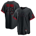 tocy C.Reds #35 Jose Trevino Player Black City Connect Home Game Stitched Jerseys