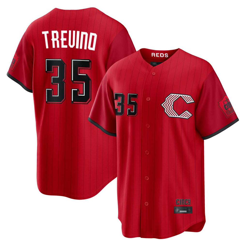 tocy C.Reds #35 Jose Trevino Player Red 2026 City Connect Home Game Stitched Jerseys