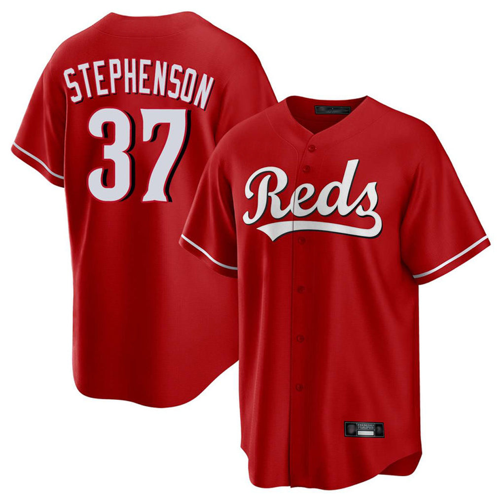 tocy C.Reds #37 Tyler Stephenson Player Red Home Game Stitched Jerseys
