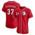 tocy C.Reds #37 Tyler Stephenson Player Red Limited Elite Home Game Stitched Jerseys