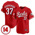 tocy C.Reds #37 Tyler Stephenson Player Red Vapor Premier Limited Home Stitched Jerseys