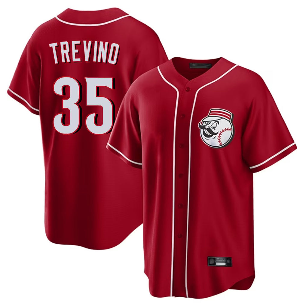 tocy C.Reds #3 Ke'Bryan Hayes Player Red Game Home Stitched Jerseys
