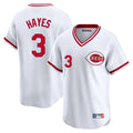 tocy C.Reds #3 Ke'Bryan Hayes Player White Cooperstown Collection Limited T-shirt Home Stitched Jerseys