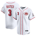 tocy C.Reds #3 Ke'Bryan Hayes Player White Home Limited Stitched Jerseys