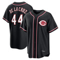 tocy C.Reds #44 Elly De La Cruz Player Black Fashion Out Home Game Stitched Jerseys