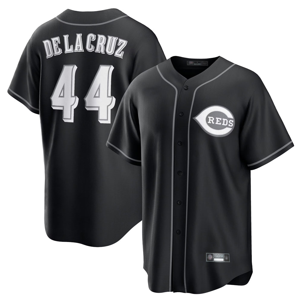 tocy C.Reds #44 Elly De La Cruz Player Black Home Game Stitched Jerseys