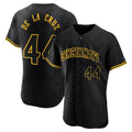 tocy C.Reds #44 Elly De La Cruz Player Black Snake Skin City Limited Elite Home Stitched Jerseys